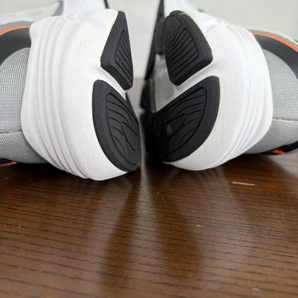 AllSwifit Shoes Women's 6 White Orange Gray Athletic Running Lace Up Sneaker